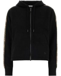 Burberry - Solid Hood Sweatshirt - Lyst