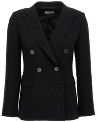 Alberto Biani - Double-Breasted Blazer - Lyst
