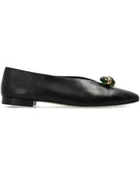 Jimmy Choo - Margot Leather Ballets - Lyst