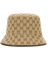Gucci - Gg Logo Bucket Hat - Lyst