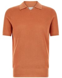 Brunello Cucinelli - Solid Shirt Collar Polo - Lyst