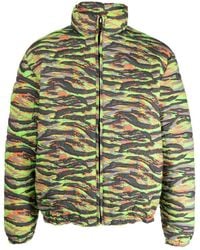 ERL - Printed Quilted Down Jacket - Lyst