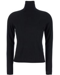 Max Mara - Solid Turtle Neck Sweater - Lyst