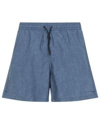 Canali - Polyester Swim Shorts - Lyst