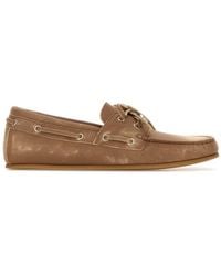 Gucci - Camel Solid Loafers - Lyst