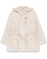 Fay - Linen And Cotton Blend Jacket - Lyst