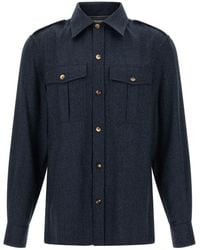 Brunello Cucinelli - Regular Solid Overshirt - Lyst