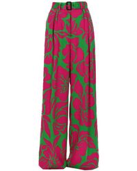 Dries Van Noten - Trousers Peaches Bis Viscose - Lyst