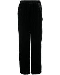 Gold Hawk - Velvet Wide-Leg Trousers - Lyst