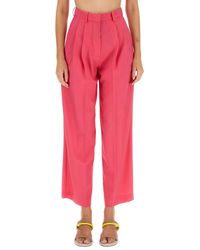 Alysi - Regular Pleated Pants - Lyst