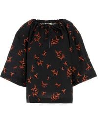 Fendi - Printed Linen Blouse - Lyst