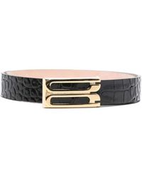 Victoria Beckham - Frame Leather Belt - Lyst