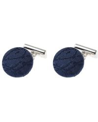 Corneliani - Silk Embroidered Cufflinks - Lyst