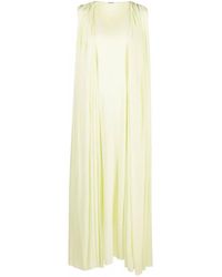 Jil Sander - Draped Midi Dress - Lyst