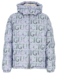 Gucci - Printed Polyester Down Jacket - Lyst