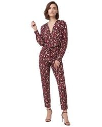 Stella McCartney - Floral V Neck Jumpsuit - Lyst