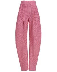The Attico - Relaxed Pleated Pants - Lyst
