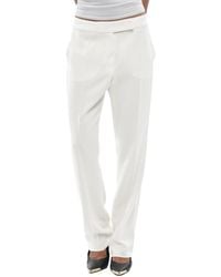 Max Mara - Slim Flat Front Pants - Lyst
