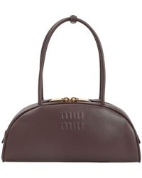 Miu Miu - Dark Beau Medium Shoulder Bag - Lyst
