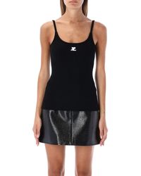 Courreges - "Reedition" Knit Tank Top - Lyst