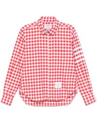 Thom Browne - Regular Check Shirts - Lyst