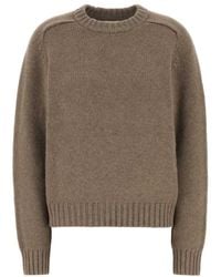KHAITE - Mud Cashmere Mae Sweater - Lyst