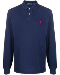 Polo Ralph Lauren - Cotton Polo Shirt With Embroidered Logo - Lyst