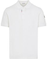 Moncler - Solid Shirt Collar Polo - Lyst
