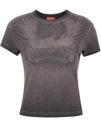 DIESEL - Graphic Crew Neck T-Shirt - Lyst