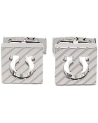 Ferragamo - Cufflinks Palla Brass - Lyst