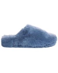 LA ROSE - Furry Slides - Lyst