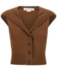 Stella McCartney - 'Cosy Knit Hood' Top - Lyst