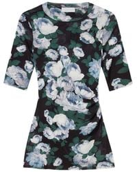 Stella McCartney - Floral Round Neck Top - Lyst