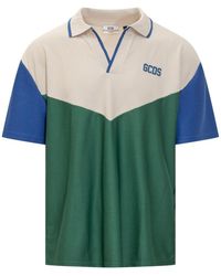 Gcds - Color Block Logo Polo - Lyst
