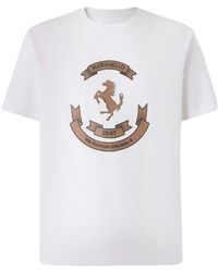 Ferrari - Crew Neck T-Shirt - Lyst