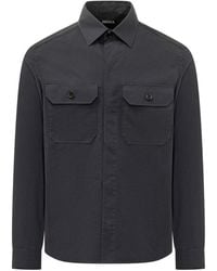 ZEGNA - Regular Solid Shirt - Lyst