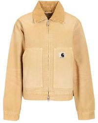 Carhartt - Logo Shirt Collar Jacket - Lyst