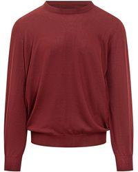 Brunello Cucinelli - Solid Regular Sweaters - Lyst