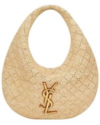 Saint Laurent - Natural Icare Large Hobo - Lyst