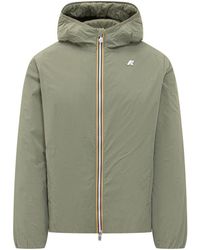 K-Way - Solid Hood Jacket - Lyst