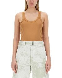 Lemaire - Solid Scoop Neck Top - Lyst