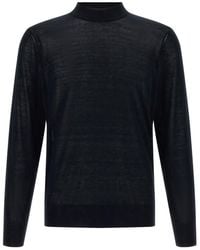 Brunello Cucinelli - Solid Mock Collar Sweater - Lyst