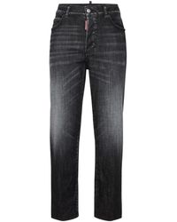DSquared² - 5 Pockets Faded Straight-Leg Jeans - Lyst