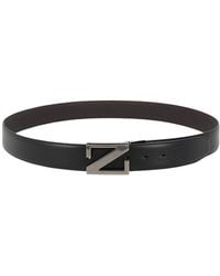 ZEGNA - Solid Reversible Belt - Lyst