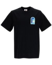CASABLANCA - Relaxed Logo T-Shirt - Lyst
