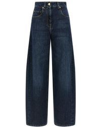 Brunello Cucinelli - 'Wide Barrel Full Lenght' Jeans - Lyst