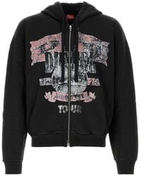 DIESEL - Graphic Print Hoodie - Lyst