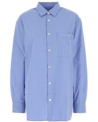 Tekla - Light Relaxed Solid Shirt - Lyst