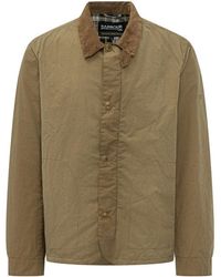 Barbour - Solid Shirt Collar Jacket - Lyst
