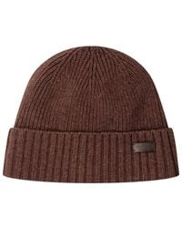 Barbour - Logo Beanie Cap - Lyst